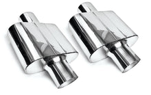 Stainless Steel Center Single Chamber Performance Race Muffler 3" ID/OD x 13" Long | 2 pcs
