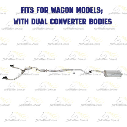 2001-2004 Subaru Outback 2.5L Complete Exhaust System Kit - For Wagon (54601)