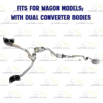 2001-2004 Subaru Outback 2.5L Complete Exhaust System Kit - For Wagon (54601)