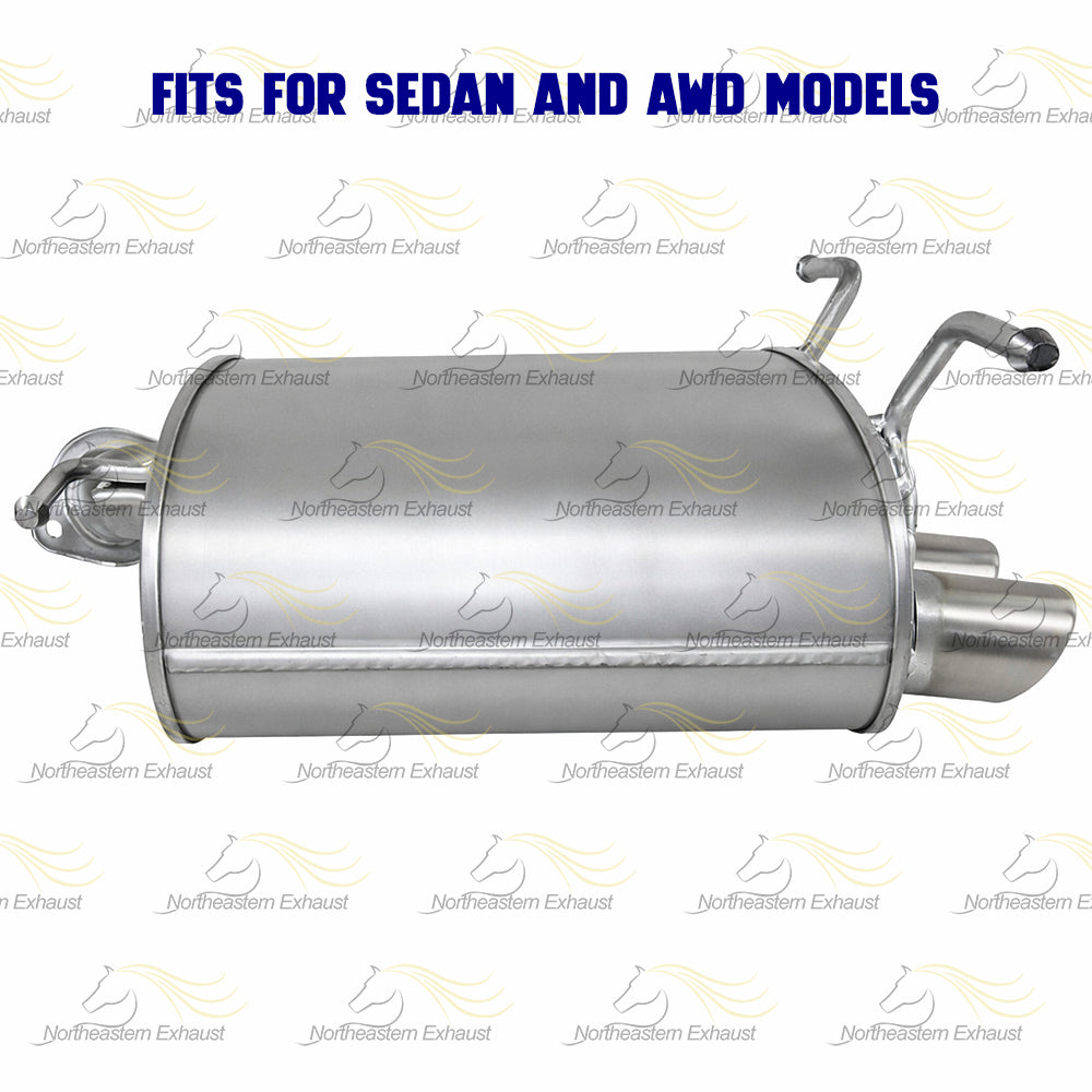 2004 Infiniti G35 3.5L Direct-Fit Exhaust Rear Muffler Assembly