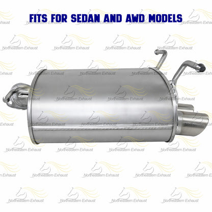 2004 Infiniti G35 3.5L Direct-Fit Exhaust Rear Muffler Assembly