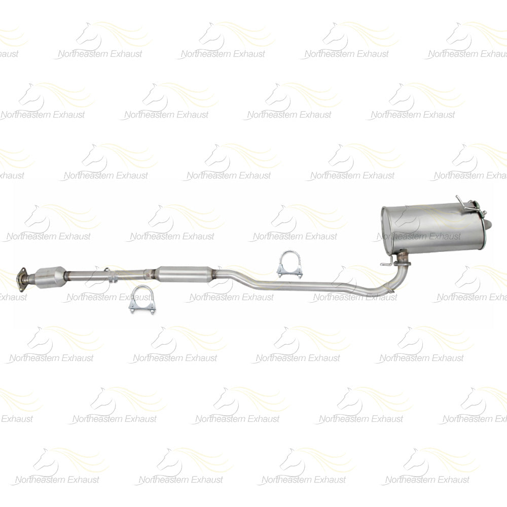 2014-2019 Mitsubishi Outlander 2.4L Catalytic with Resonator & Rear Muffler Exhaust Kit - EPA Approved