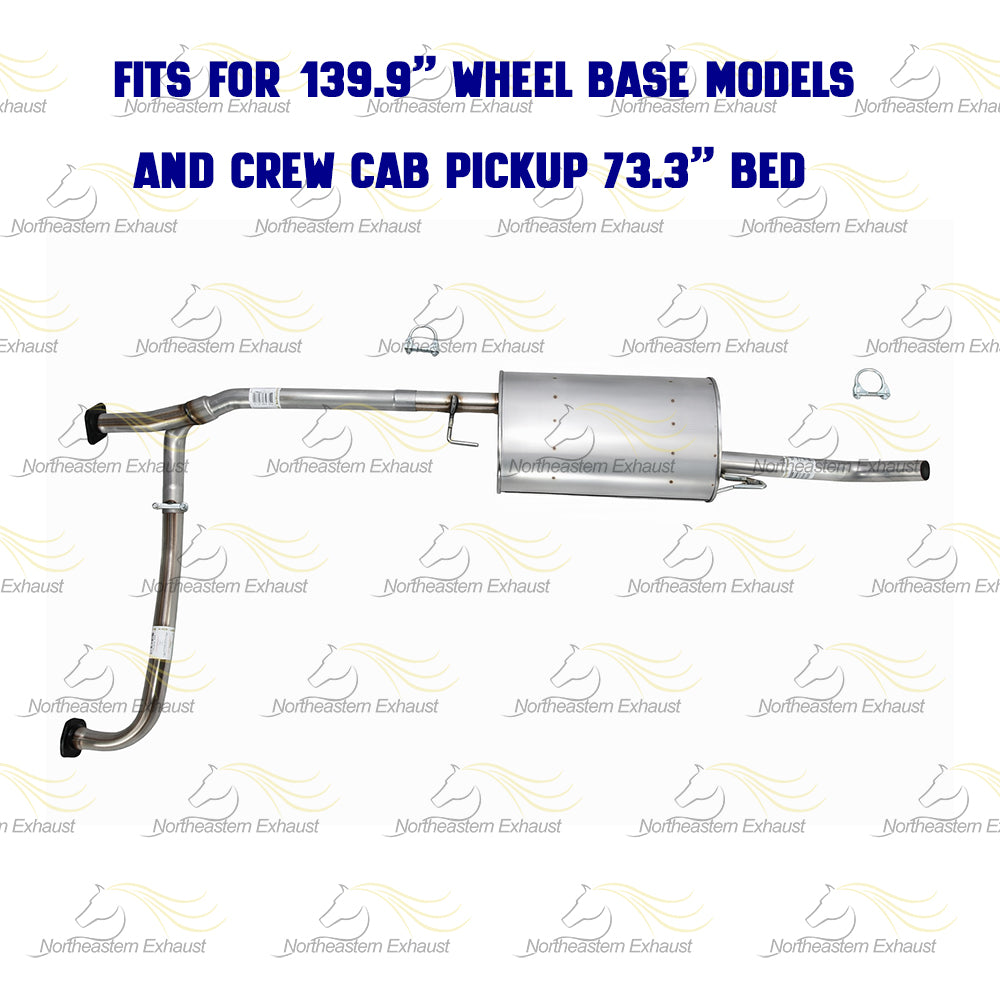 2007-2019 Nissan Frontier 4.0L Exhaust Muffler Assembly Kit