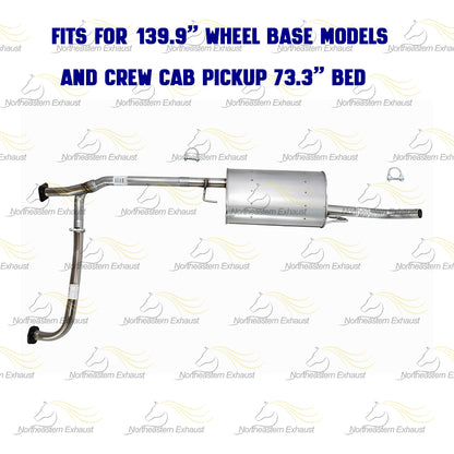 2007-2019 Nissan Frontier 4.0L Exhaust Muffler Assembly Kit
