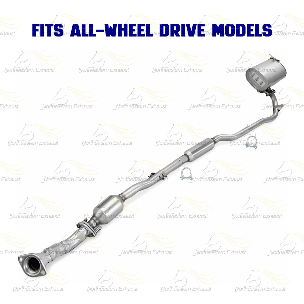 2014-2019 Mitsubishi Outlander 2.4L Front Pipe Catalytic & Muffler Kit - EPA Approved