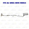 2014-2018 Mitsubishi Outlander 2.4L AWD Complete Exhaust System - EPA Approved