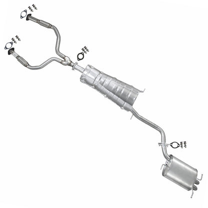 2004 Infiniti G35 3.5L Direct Fit Y-Pipe Center and Rear Muffler Exhaust Kit