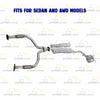 2004 Infiniti G35 3.5L Direct Fit Y-Pipe Center and Rear Muffler Exhaust Kit
