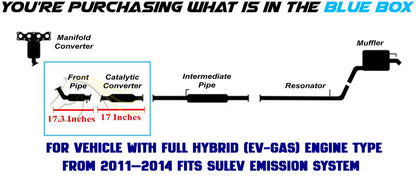 2011-2015 Hyundai Sonata 2.4L Front Pipe and Catalytic Converter Kit - EPA Approved
