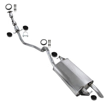 2009-2013 Toyota Corolla 1.8L Catalytic Converter w/ Resonator & Muffler System Kit