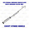 2011-2014 Hyundai Sonata 2.4L Catalytic w/ Intermediate Pipe & Resonator Exhaust Kit - EPA Approved