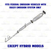 2011-2014 Hyundai Sonata 2.4L Catalytic w/ Intermediate Pipe & Resonator Exhaust Kit - EPA Approved