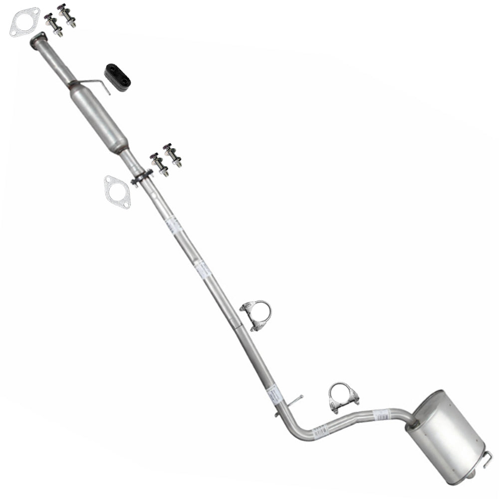 2011-2014 Hyundai Sonata 2.4L Intermediate Pipe & Resonator w/ Muffler Exhaust Kit - Direct Fit