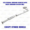 2011-2014 Hyundai Sonata 2.4L Intermediate Pipe & Resonator w/ Muffler Exhaust Kit - Direct Fit