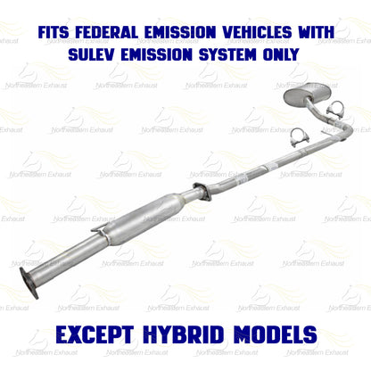 2011-2014 Hyundai Sonata 2.4L Intermediate Pipe & Resonator w/ Muffler Exhaust Kit - Direct Fit