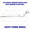 2011-2014 Hyundai Sonata 2.4L Catalytic Intermediate Pipe & Resonator w/ Muffler Kit - EPA Approved