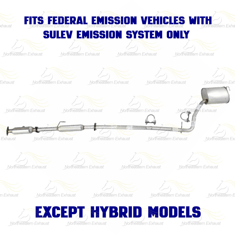 2011-2014 Hyundai Sonata 2.4L Catalytic Intermediate Pipe & Resonator w/ Muffler Kit - EPA Approved