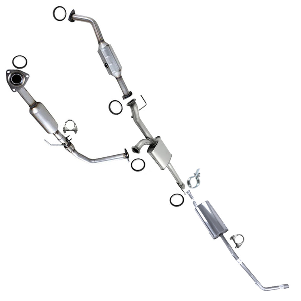 2004 Toyota Tundra 4.7L 140" WB Complete Exhaust System - EPA Approved