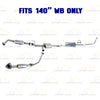 2004 Toyota Tundra 4.7L 140" WB Complete Exhaust System - EPA Approved