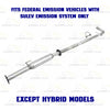 2011-2014 Hyundai Sonata 2.4L Intermediate Pipe & Resonator Pipe Exhaust Kit - Direct Fit