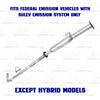 2011-2014 Hyundai Sonata 2.4L Intermediate Pipe & Resonator Pipe Exhaust Kit - Direct Fit