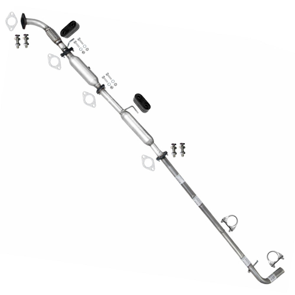 2011-2014 Hyundai Sonata 2.4L Front Pipe w/ Catalytic & Intermediate Pipe w/ Resonator Exhaust Kit
