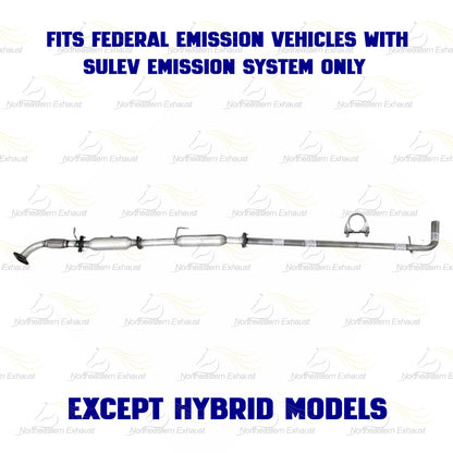 2011-2014 Hyundai Sonata 2.4L Front Pipe w/ Catalytic & Intermediate Pipe w/ Resonator Exhaust Kit