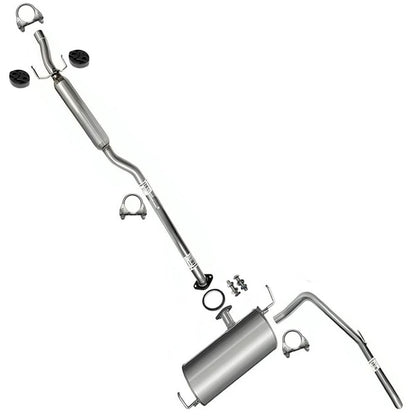 Exhaust Resonator, Muffler and Tail Pipe for 2004-2006 Toyota Sienna 3.3L FWD | 2007-2010 Toyota Sienna 3.5L FWD