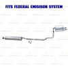 2002-2006 Nissan Altima 2.5L Stainless Steel Complete Exhaust System | Federal Emissions