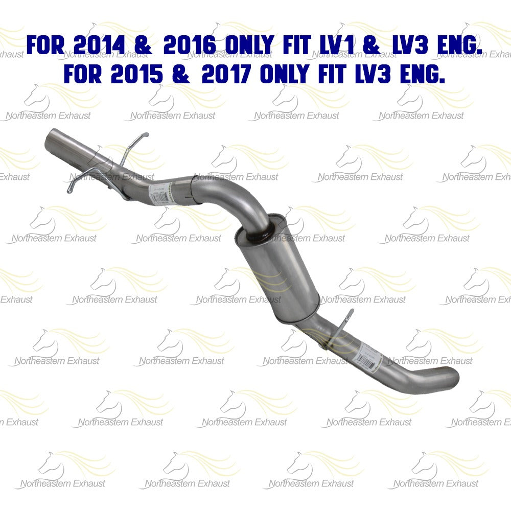 2014-2017 Chevy Silverado 1500 4.3L Stainless Steel Exhaust Tail Pipe