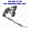 2010-2011 Toyota Camry 2.5L Front Manifold & Rear Catalytic w/ Resonator System Kit