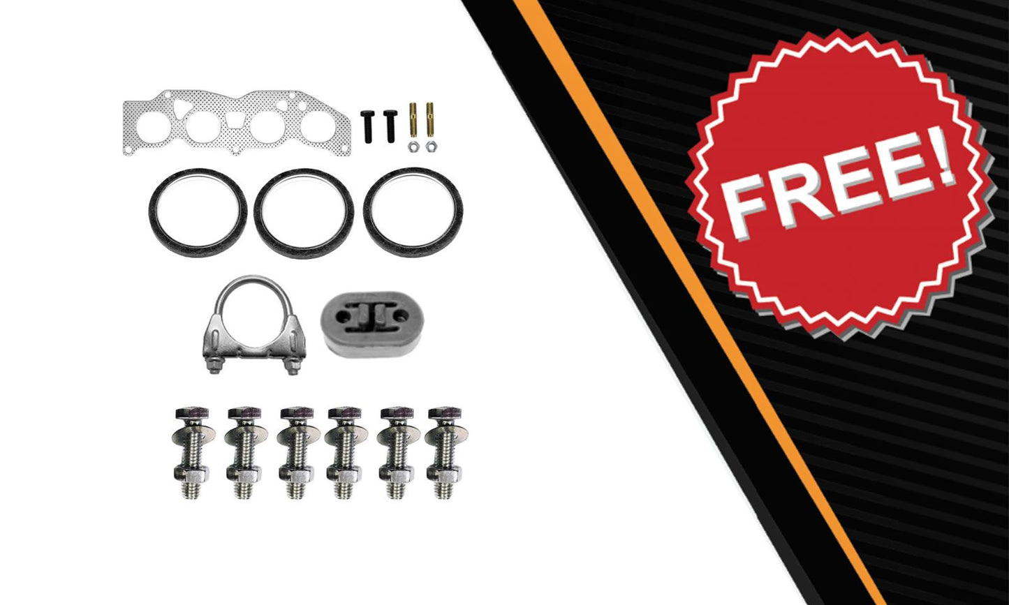 2010-2011 Toyota Camry 2.5L Front Manifold & Rear Catalytic w/ Resonator System Kit