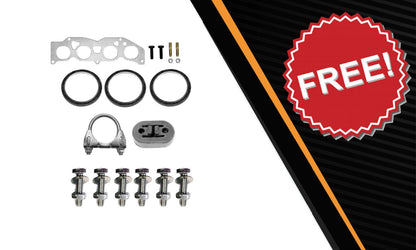 2010-2011 Toyota Camry 2.5L Front Manifold & Rear Catalytic w/ Resonator System Kit
