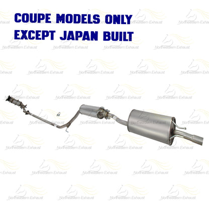 2006-2011 Honda Civic 1.8L Coupe Complete Exhaust System Kit with Manifold Catalytic - Not for Japan model
