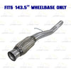 2014-2017 Silverado & Sierra 1500 4.3L 143.5in WB Stainless Steel Exhaust Pipe