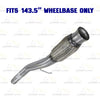 2014-2017 Silverado & Sierra 1500 4.3L 143.5in WB Stainless Steel Exhaust Pipe