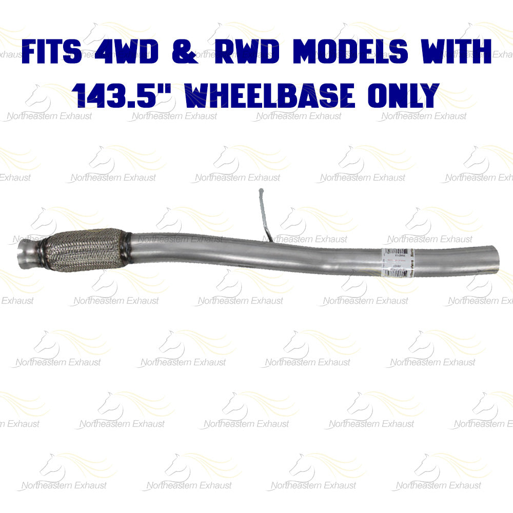2014-2017 Chevy Silverado & GMC Sierra 1500 5.3L 143.5in WB Stainless Steel Exhaust Pipe