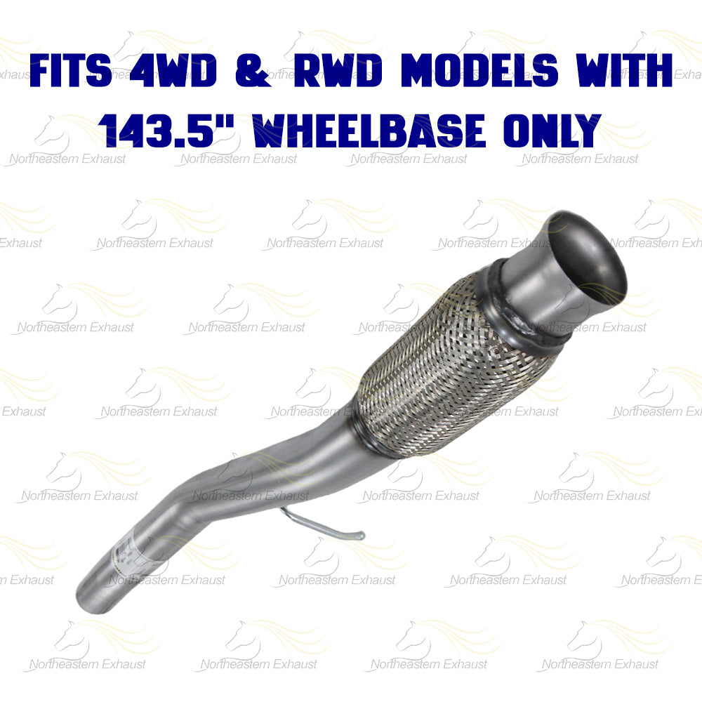 2014-2017 Chevy Silverado & GMC Sierra 1500 5.3L 143.5in WB Stainless Steel Exhaust Pipe