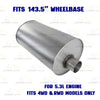 2014-2017 Chevy Silverado 1500 4.3L & 5.3L Stainless Steel Exhaust Pipe w/ Muffler Kit