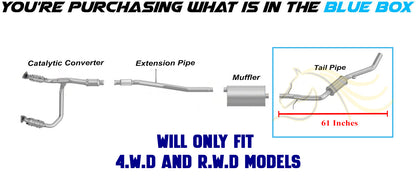 2014-2017 Chevy Silverado 1500 5.3L Stainless Steel Exhaust Tail Pipe | 4WD & RWD