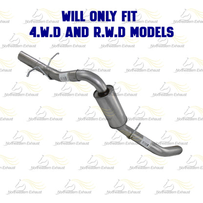 2014-2017 GMC Sierra 1500 5.3L 4WD/RWD Stainless Steel Exhaust Tail Pipe