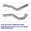 Exhaust Tail pipe for 2006-2008 Dodge RAM 1500 5.7L | 2003-2009 Dodge RAM 2500 5.7L | 2003-2008 Dodge RAM 3500 5.7L