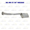 Stainless Steel Exhaust Pipe Muffler Kit fits: 1998-2000 Ford Ranger 3.0L | 1998-2000 Ford Ranger 4.0L