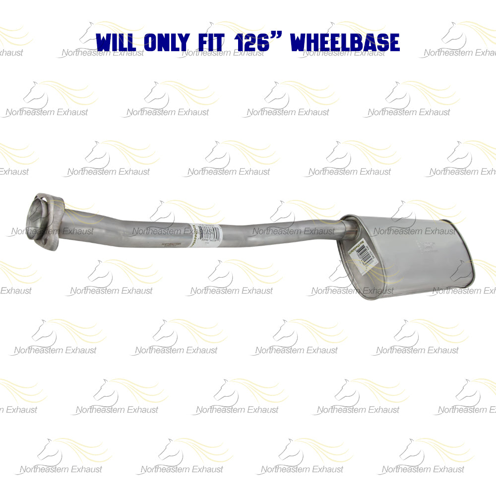 Stainless Steel Exhaust Pipe Muffler Kit fits: 1998-2000 Ford Ranger 3.0L | 1998-2000 Ford Ranger 4.0L