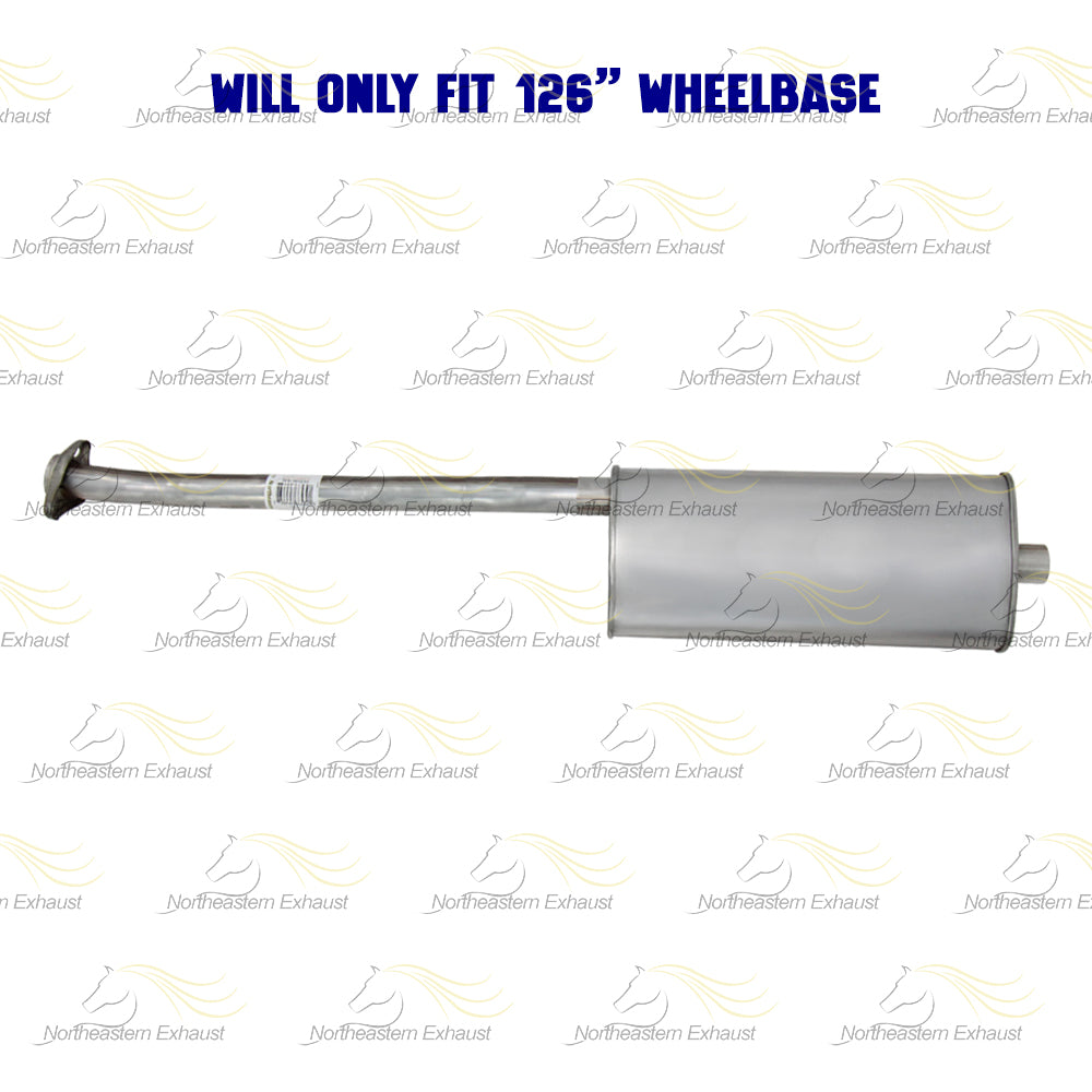Stainless Steel Exhaust Pipe Muffler Kit fits: 1998-2000 Ford Ranger 3.0L | 1998-2000 Ford Ranger 4.0L