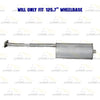 Stainless Steel Pipe Muffler Kit fits: 2003 Mazda B2300 2.3L | 1998-2000 Mazda B2500 2.5L