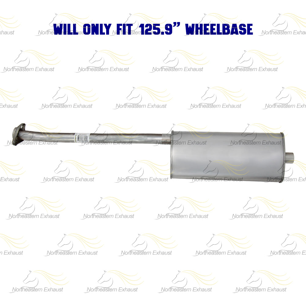 Stainless Steel Exhaust Pipe Muffler for 1998-2003 Mazda B3000 3.0L | 1998-2003 Mazda B4000 4.0L
