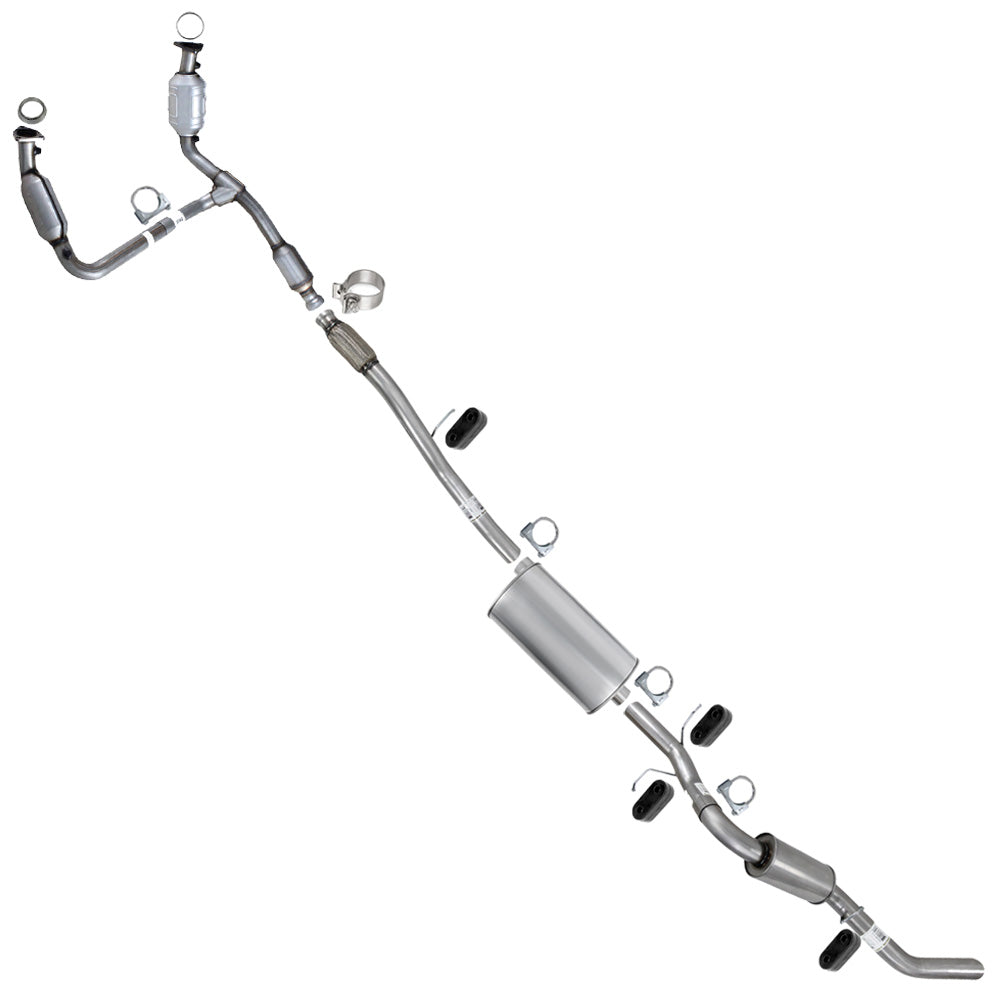 2014-2017 Chevy Silverado 1500 4.3L & 5.3L Complete Exhaust System - EPA Approved