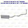 Stainless Steel Muffler Tail Pipe for 2001-2003 Ford Ranger 2.3L | 1998-2001 Ford Ranger 2.5L