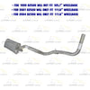 Stainless Steel Muffler Tail Pipe Kit fits: 01-04 B2300 2.3L | 98-01 B2500 2.5L